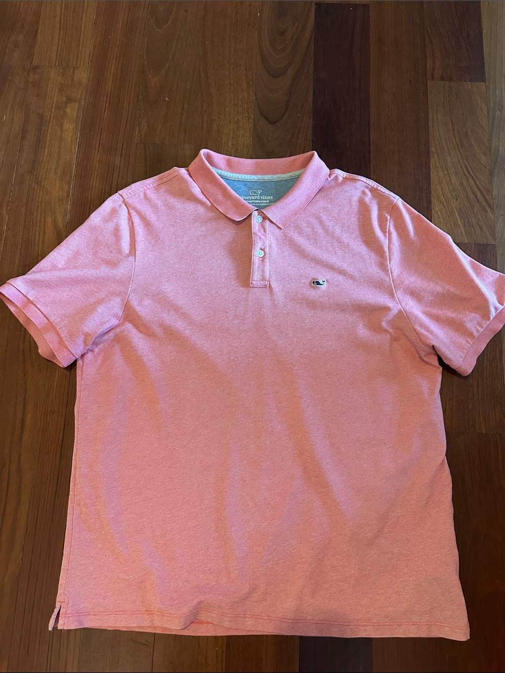 Vineyard Vines Heathered Pink Polo